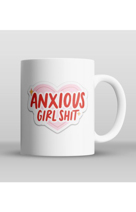 Anxious girl shit