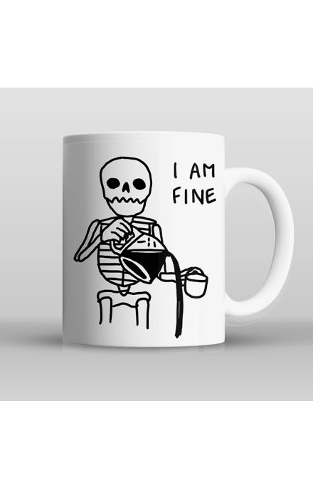 I am fine White