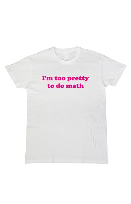 Too pretty to do math
